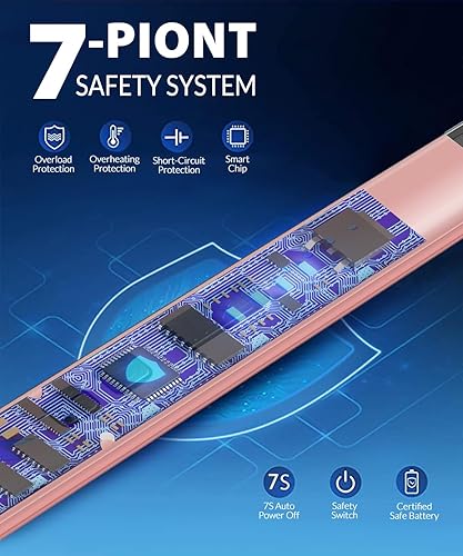 Miniatura 9 de IUIRE Encendedor de velas eléctrico recargable de arco con doble interruptor de seguridad (1 unidad, blanco)