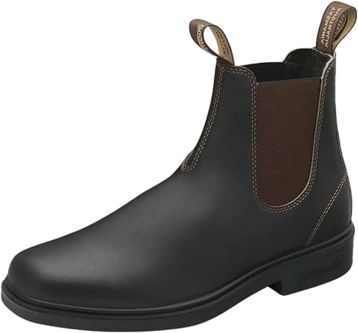 Blundstone Unisex Dress Series, Stout Brown, 11 M US Men's /13 M US Women's -10 AU
