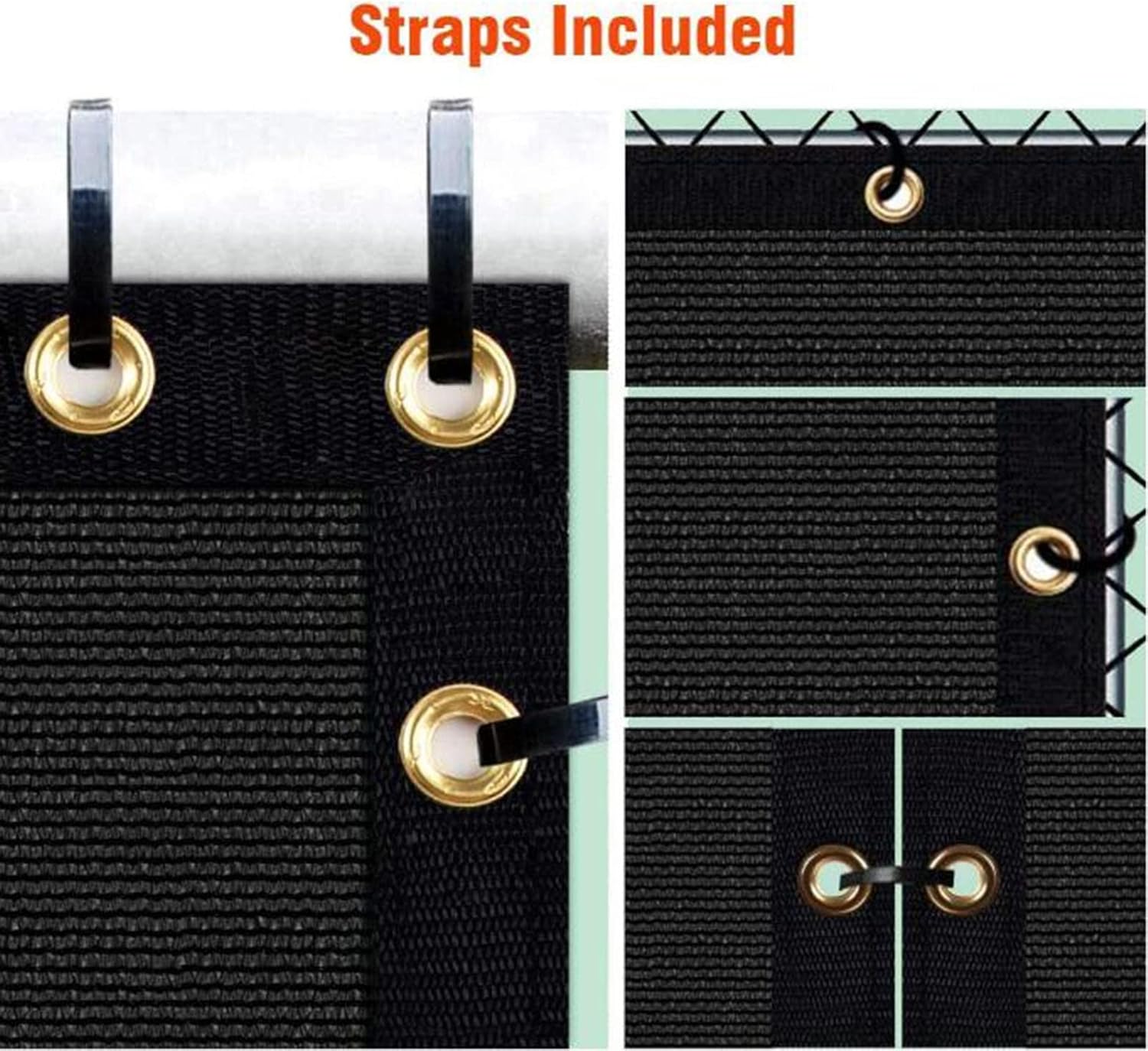 Balcony Privacy Screen UV-Resistant Apartments Railing Fence Cover Outdoor Protection Fencing Net for Porch Deck Patio (Color : Black Size : 1.5X5M) (Black 1.8X2M)