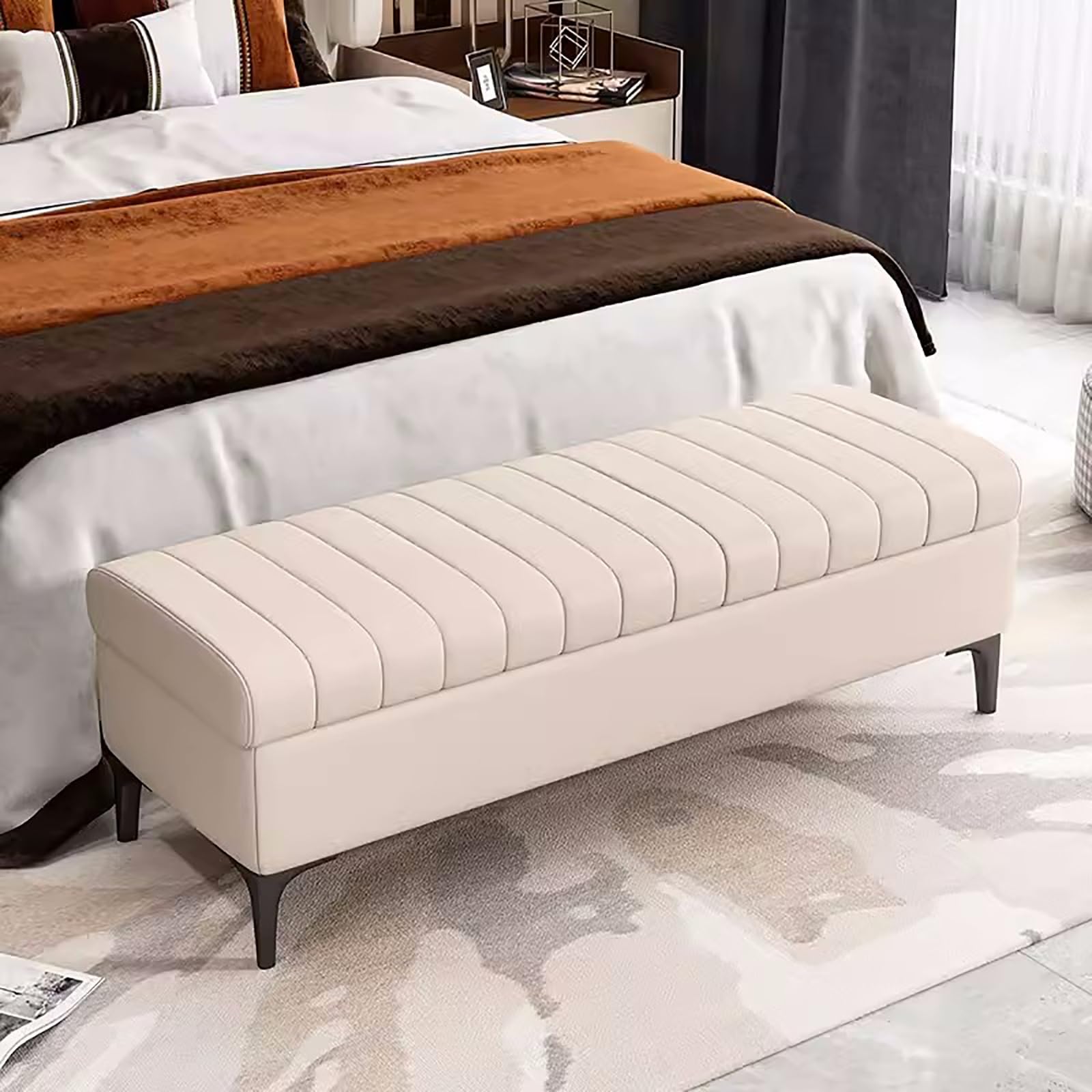 Banc de rangement de chambre élégant pour sublimer votre intérieur