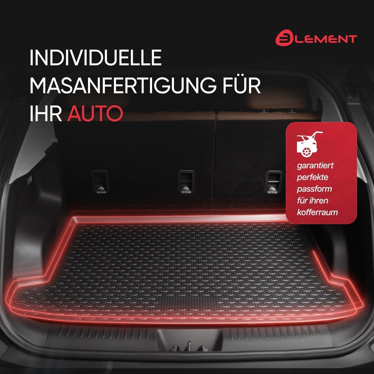 Element 3D Gummimatten Set Für Audi A6 C8 Kombi 2018-2025 - 100% Passgenau