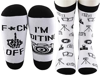 TSOTMO Photographer Socks I'm Editing Photographer Gifts for Men Women Funny Editin Gift For Wedding Photographer (Editing Socks)