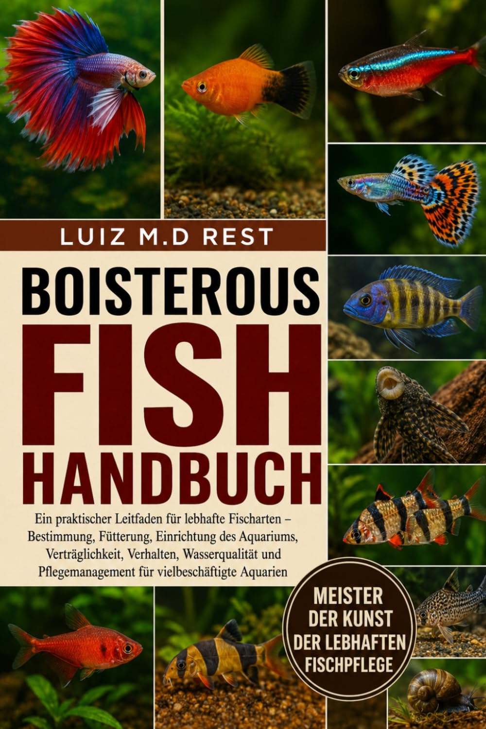 BOISTEROUS FISH HANDBUCH: Ein praktischer Leitfaden für lebhafte Fischarten – Bestimmung, Fütterung, Einrichtung des Aquariums, Verträglichkeit, ... für vielbeschäftigte Aquarien