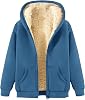Cárdigans para mujer, chaquetas con botones, abrigos sueltos de invierno, con capucha, lana, tallas grandes 6