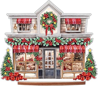 Pavemlo Diamond Painting Set Weihnachten - DIY Bastelset Für Erwachsene Mit Schneemann-Motiv