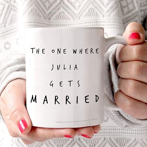 Miniatura 4 de Trend Setters Friends the Television Show The One With the Marriage Personalizada Taza de café o té de cerámica blanca de 11 oz Perfecta