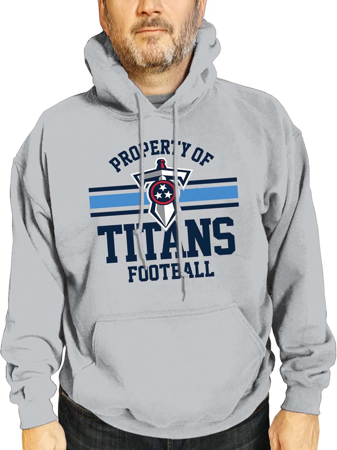 Team Fan Apparel NFL Adult Property Of Hooded Sweatshirt - Cotton & Polyester - Stay Warm & Represent Your Team in Style