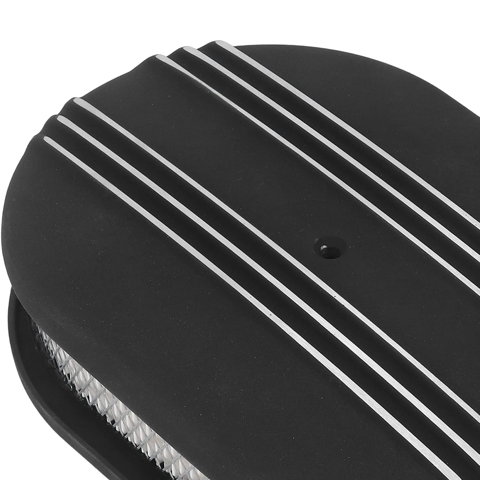 Walmeck Luftfilter für Hot Rods, Aluminiumlegierung,11,81 x8,3 x2,8 Zol | Hochleistungsfähiger Luftfilter, passend für Holley, Demon, langlebig, waschbar, vielseitig einsetzbar
