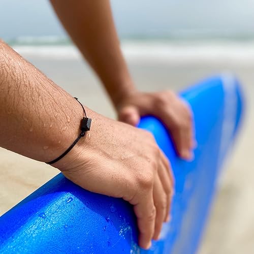 Miniatura 3 de Natural Black Cord Tourmaline Bracelet for Men or Women - Protection Amulet Jewelry Energy Shield Bracelet - Mens Fashion - Balance Grounding