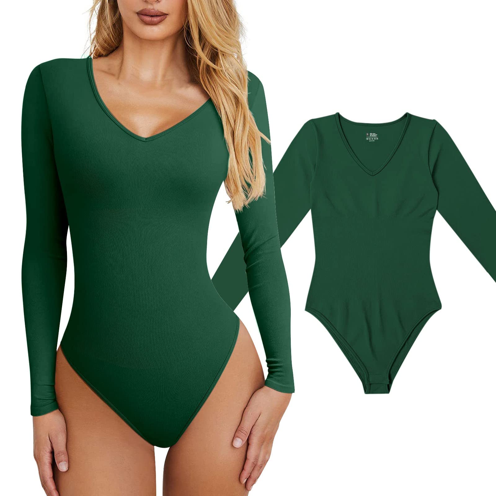 Body Damen Shaper Miederbody formend Shapewear Butt Lifting Figurformend Bodysuit Slimming Komfortabel Atmungsaktiv Weich Bauchweg Vielseitig Langarm