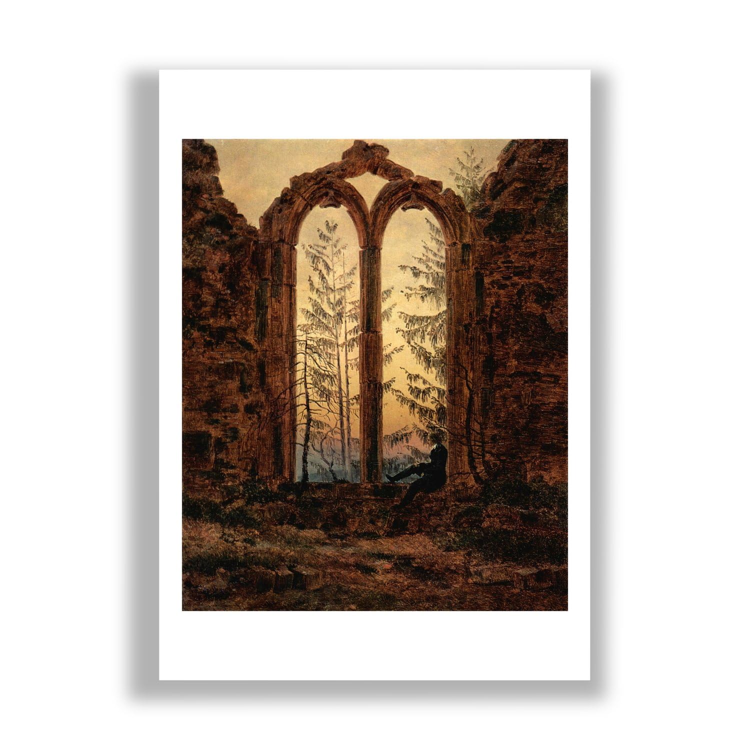 Impression d'art mate Caspar David Friedrich The Dreamer Taille XL - 7