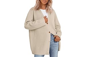 IndyBelle Women's Oversized Cardigan Sweater