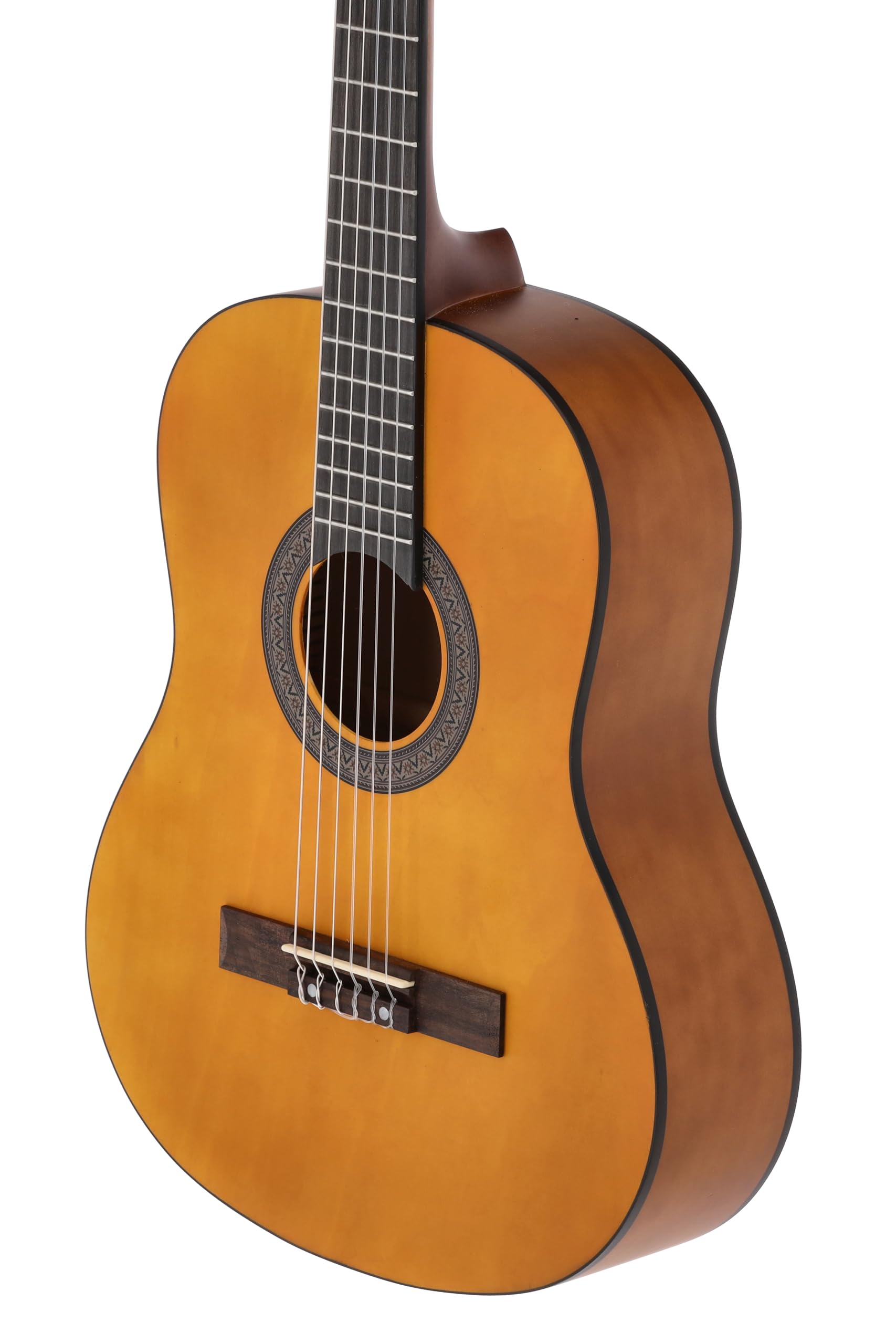 guitare de concert - guitare classique - 3/4 honey - couleur naturelle - Starter Set - incl. housse, médiadors, livre, accordeur
