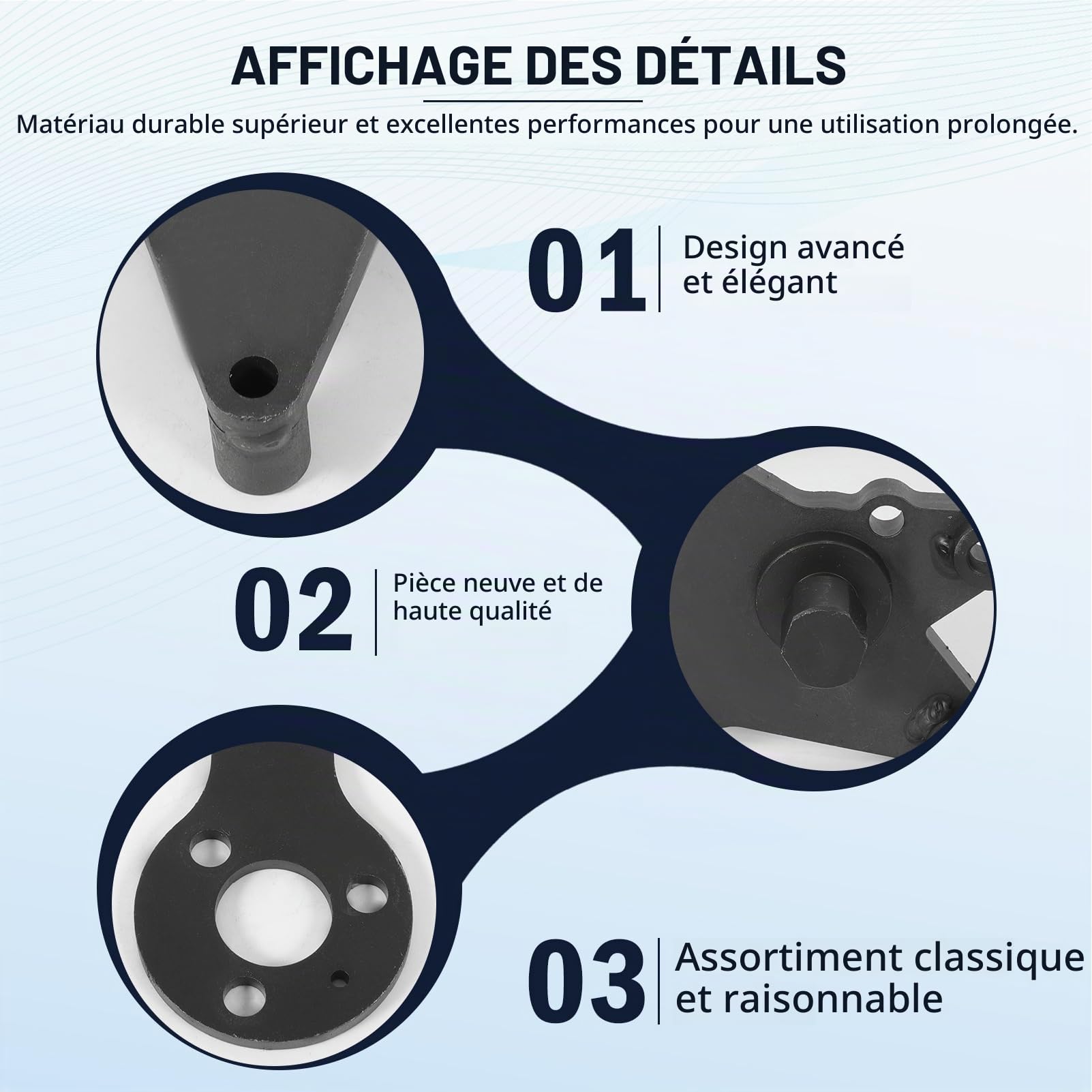 Outil Calage Moteur pour F-i-at 1.2L Kits de Courroies de Distribution pour Moteurs pour Doblo 500 Panda Grande Punto Ypsilon Ka et Fo-RD 1,2 L et 1,4 L 8 V