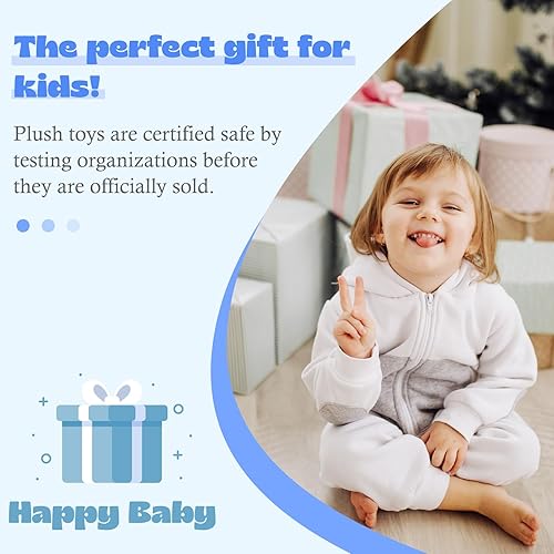 Miniatura 7 de My OLi Paquete de animales de peluche de 7 pulgadas, juego de juguetes de peluche de cuento de hadas, perezoso, unicornio, conejo, narval, búho,