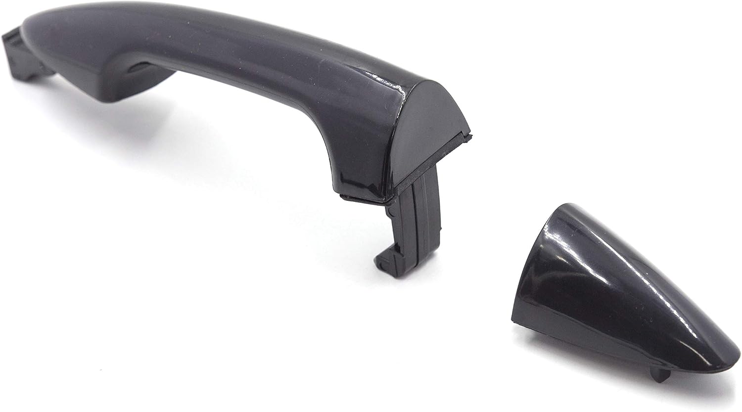 Set of 4 Exterior Front Rear Left Right Outer Door Handle Set Black for Hyundai Accent 2012 2017