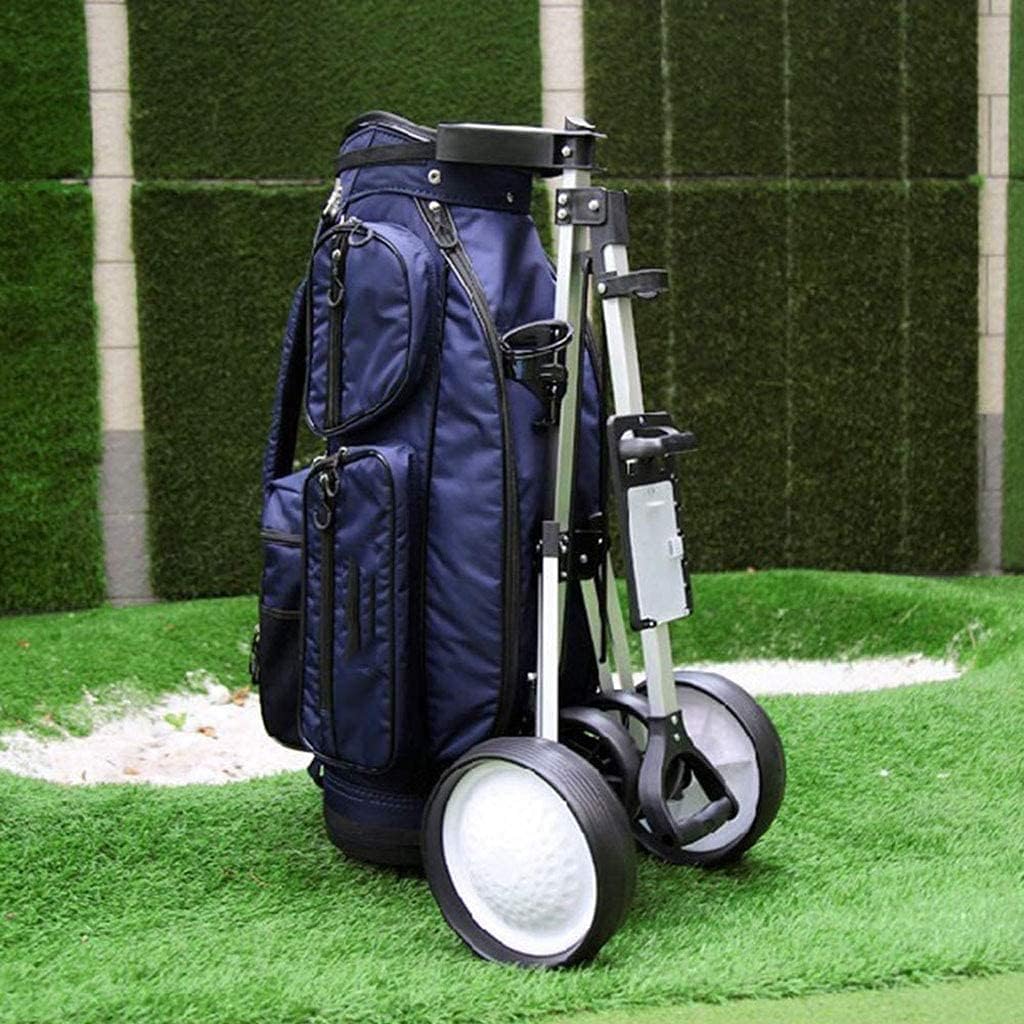 Carrello da Golf Portatile Pieghevole Carrello Leggero Carrello da Allenamento Sportivo Forniture for Attrezzi da Campo da Golf Carrello Compatto da Traino