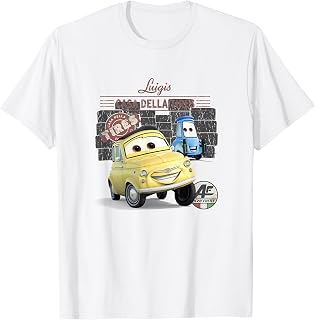 Disney Pixar Cars Casa Della Tires Luigi & Guido Vintage T-Shirt