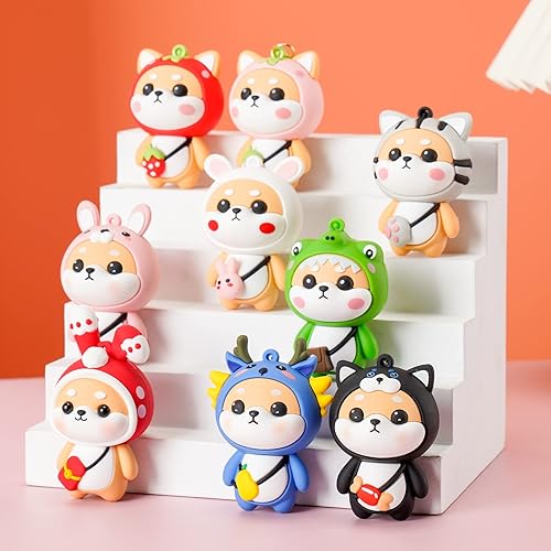 Miniatura 8 de YOU WIZV Lindo llavero Kawaii Anime Llaveros para niños Mochila Dijes Llavero Accesorio Regalo Amigo para Mujeres Niñas
