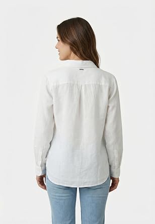 Barbour Women's Marine Relaxed Shirt, White