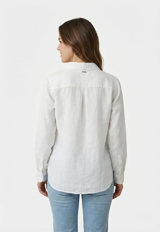 Barbour Women's Marine Relaxed Shirt, White