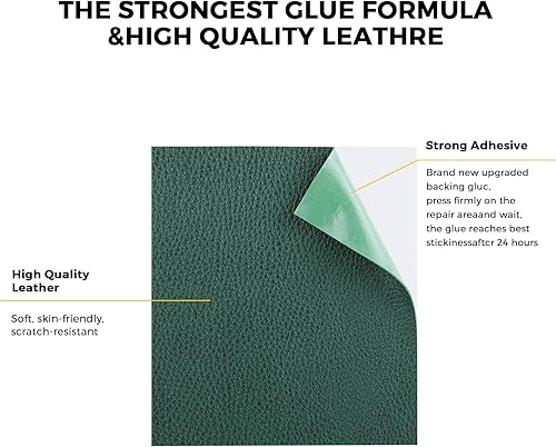 Miniatura 42 de Cinta de parche de reparación de cuero para sofá, sofá autoadhesivo grande, asiento de automóvil, silla de oficina, muebles de cuero, kit de parches