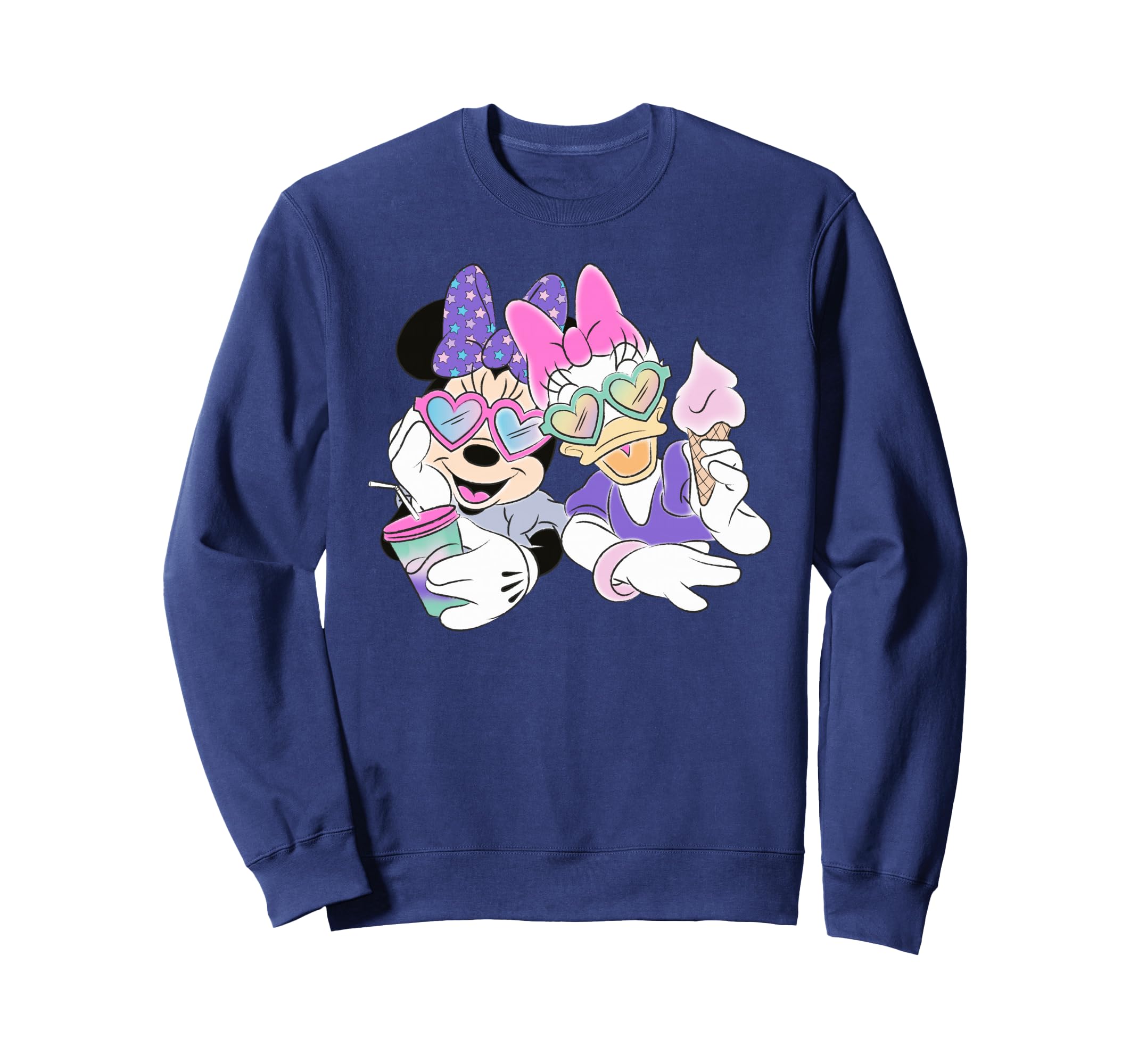 Disney - Minnie Mouse Unicorn Daisy and Minnie Sweatshirt Sweatshirt