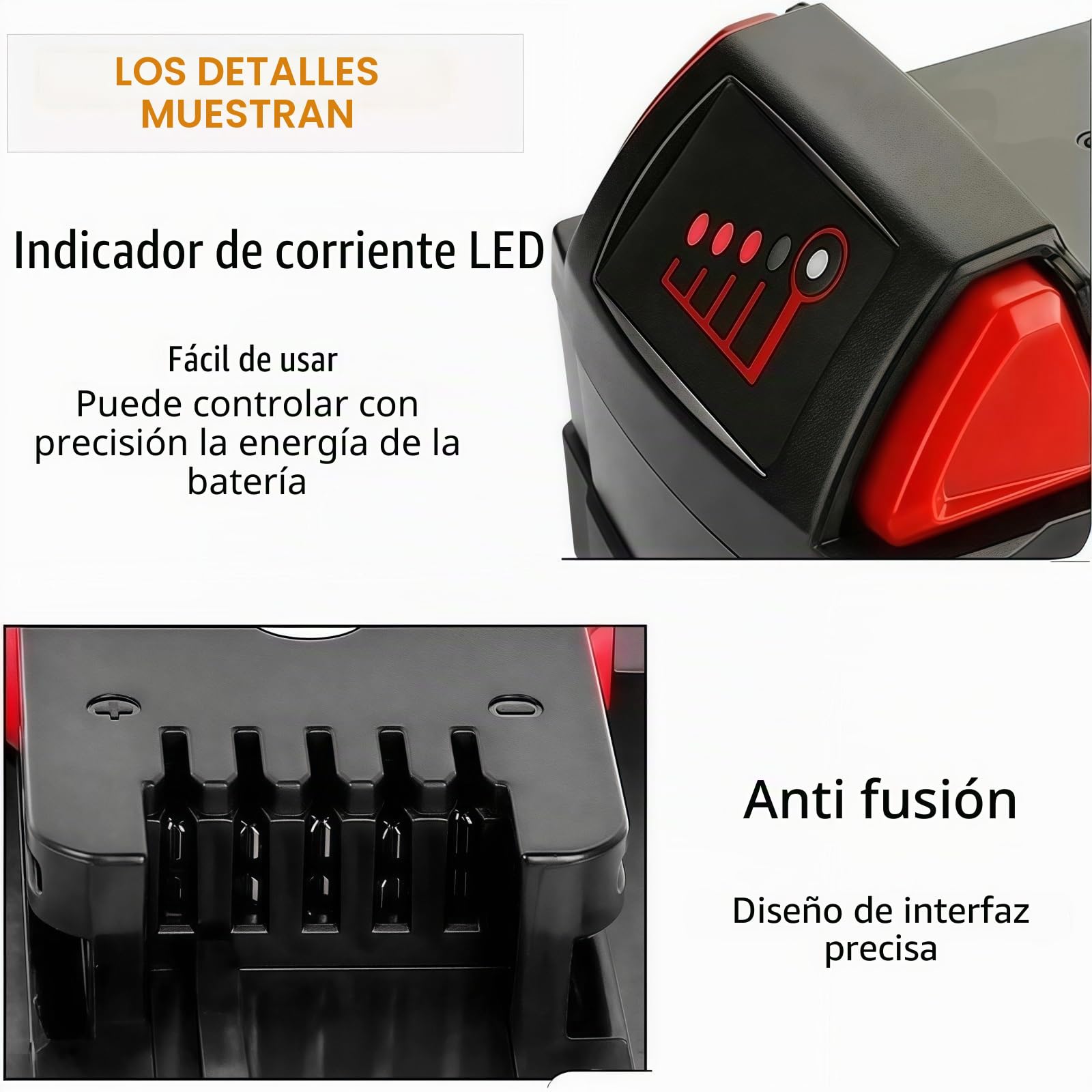 Batería de 18 V y 6000-12000 Ah para sustituir la batería de la herramienta, compatible con Milwaukee. Batería de litio M18 XC 48-11-1860 48-11-1850(2PCS 12000mAh)