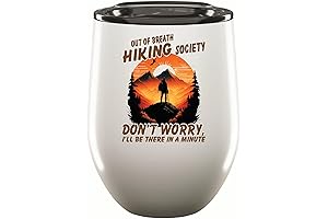 Hike Enthusiast Essential: The 'I Will Be There Soon' Wine Tumbler