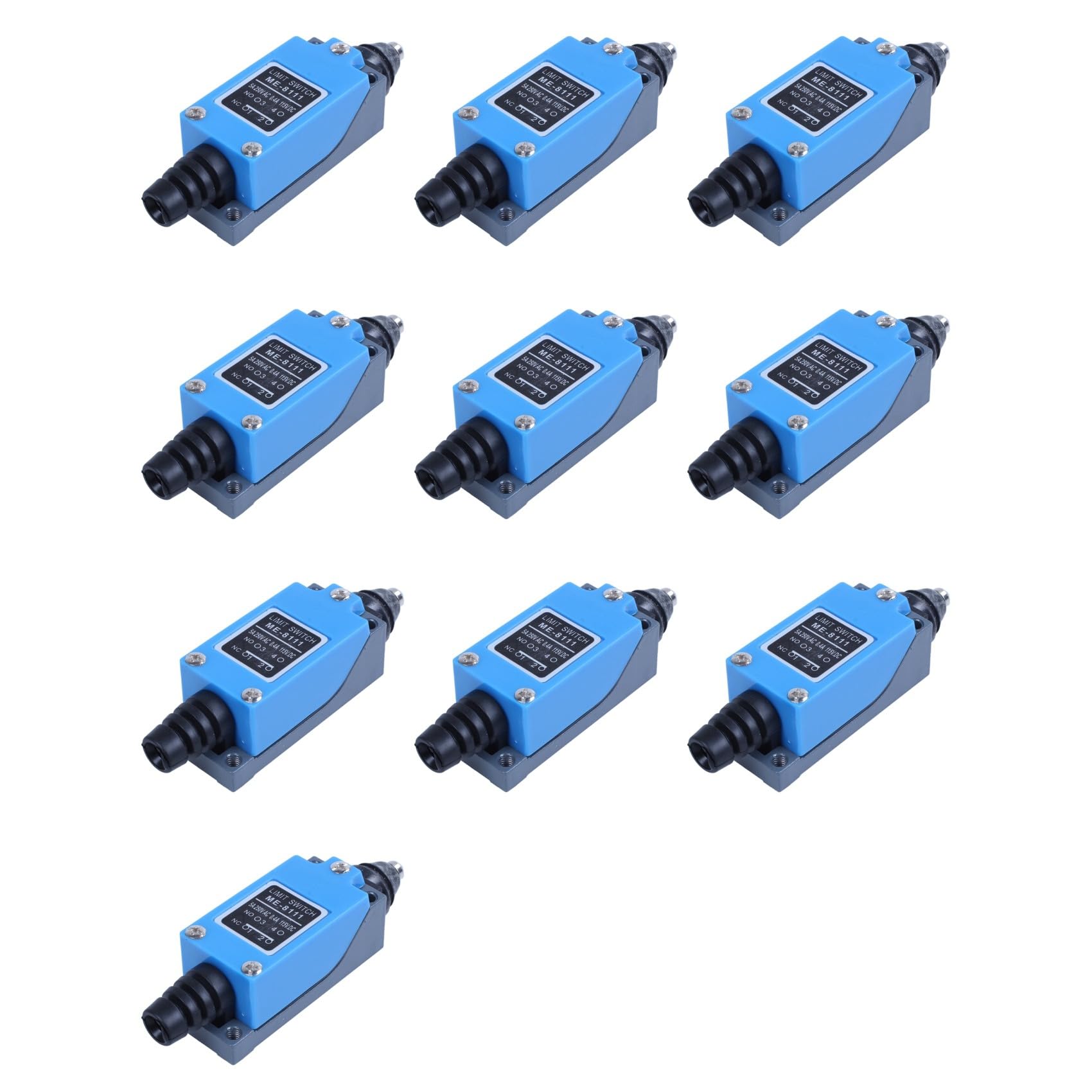 Jnchdghwa Blue 10X Me-8111 Ac250v / 5A Dc115v / 0.4A Dpst Momentary Ac Limit Switch For Cnc Mill