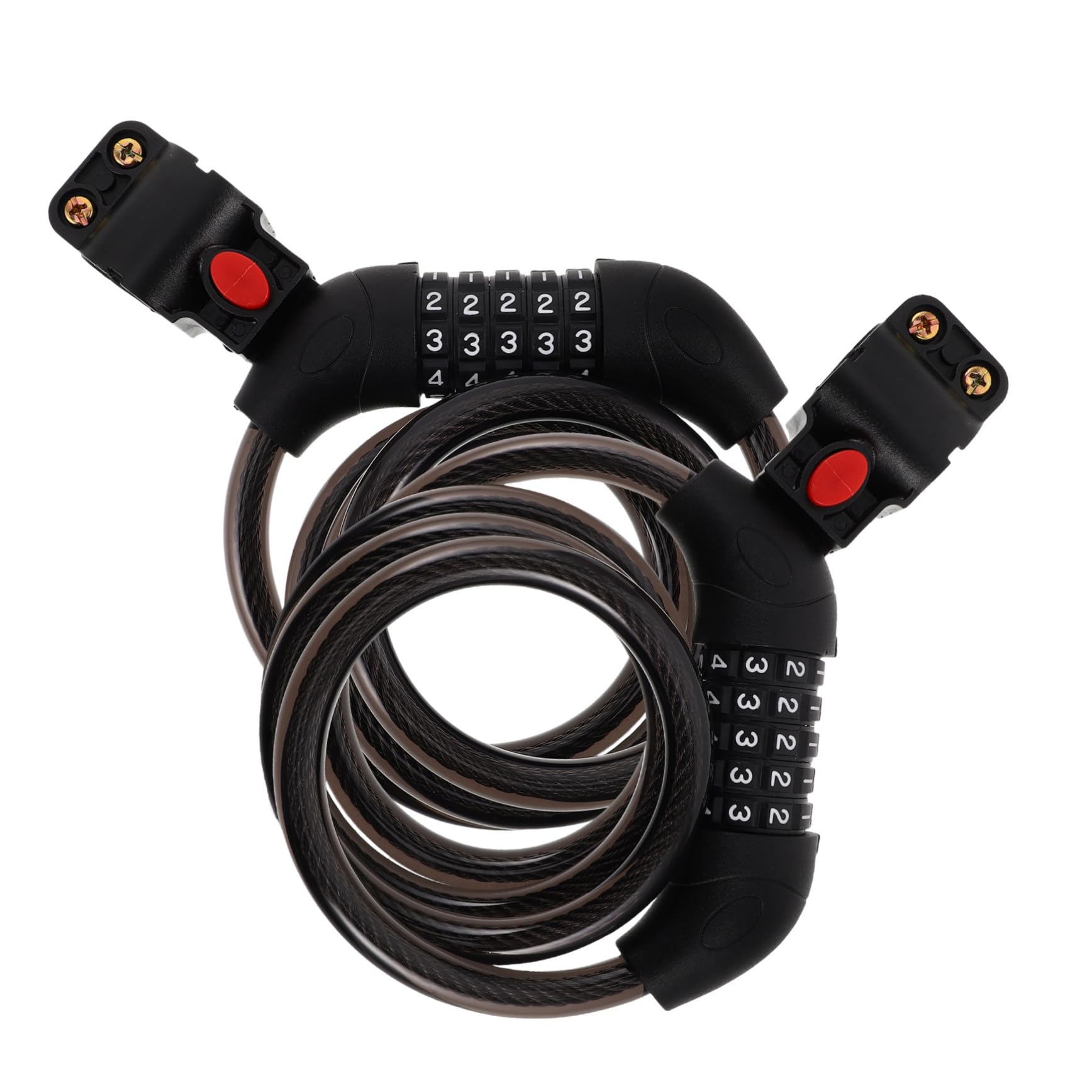 GALPADA Bicycle Combination Lock 2pcs Bike Chain Locks Anti-Theft Easy to Use for Mountain Road Bikes