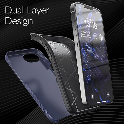 Miniatura 4 de Crave Dual Guard - Funda compatible con iPhone 16e, protección a prueba de golpes, funda de doble capa para iPhone 16e (6.1 pulgadas), azul marino