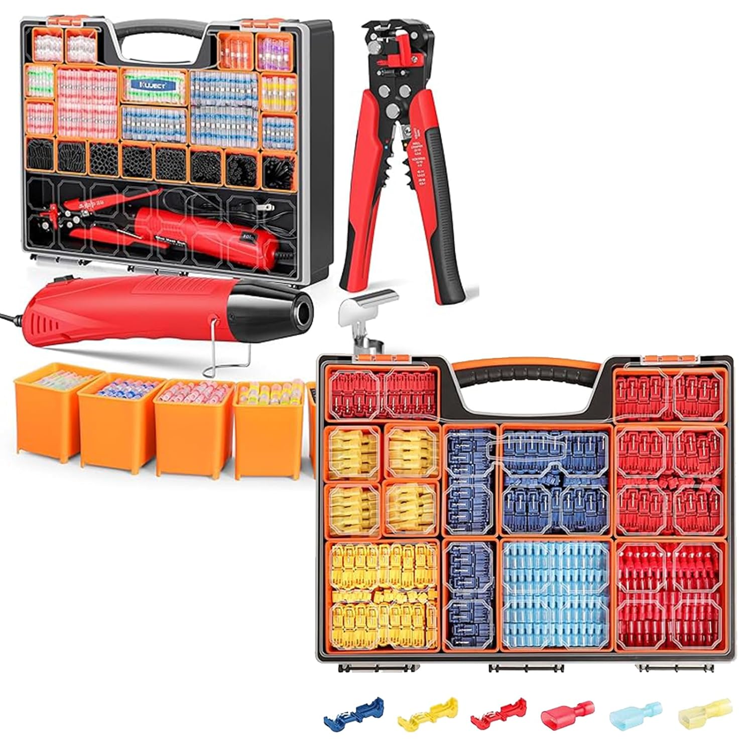 T tap 1200pcs & Heat Shrink Connector Kit