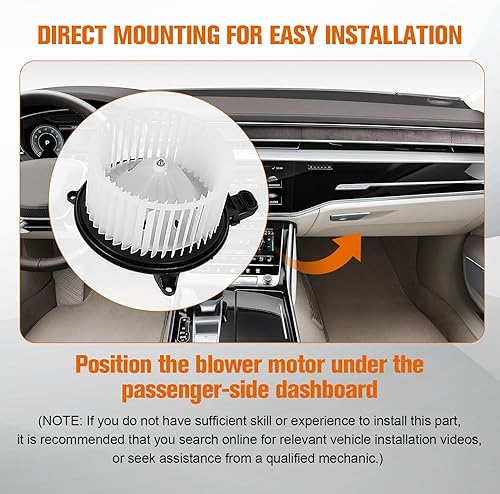 Miniatura 8 de Conjunto de motor del ventilador de calefacción, accionamiento a la izquierda para Ford F-150 2009-2014, Expedition 2009-2017 y Lincoln Navigator,