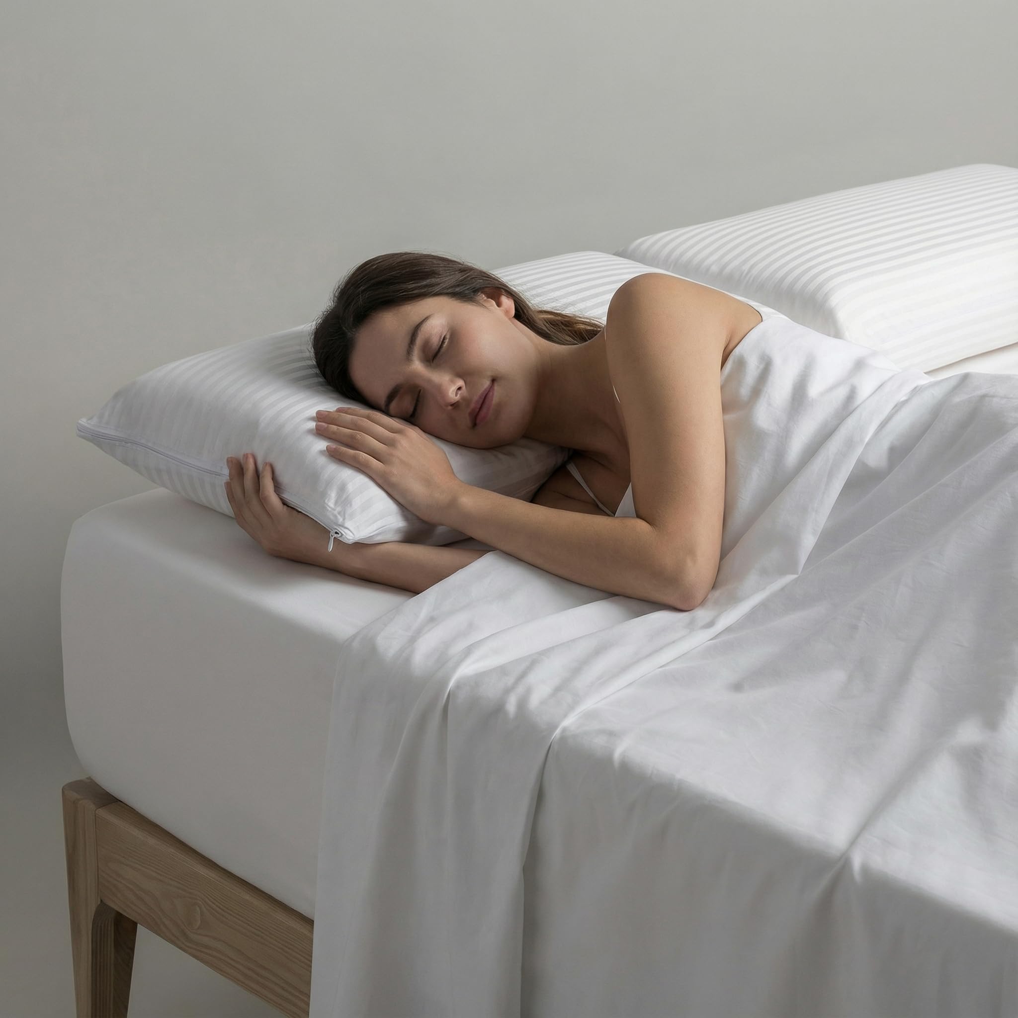 Velfont Almohada viscoelastica visco Bambu Micro-Perforada Transpirable Altura Extra 70cm