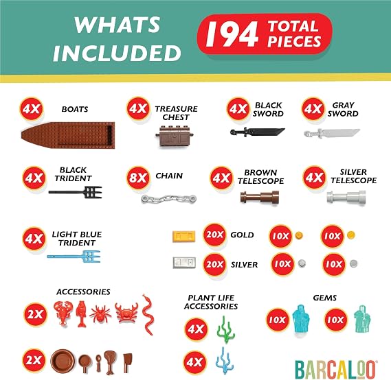 Barcaloo 1000 Piece Classic Colors Bundle