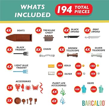 Barcaloo 1000 Piece Classic Colors Bundle
