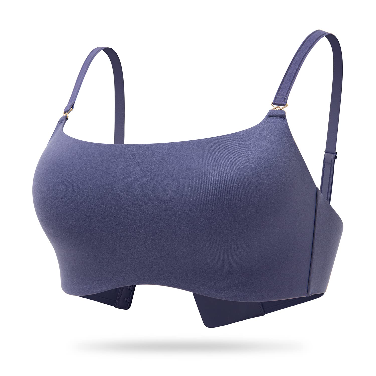 DeylloWomen's Comfort Lightly Lined Seamless Wireless Bra Smooth Lounge Bralette