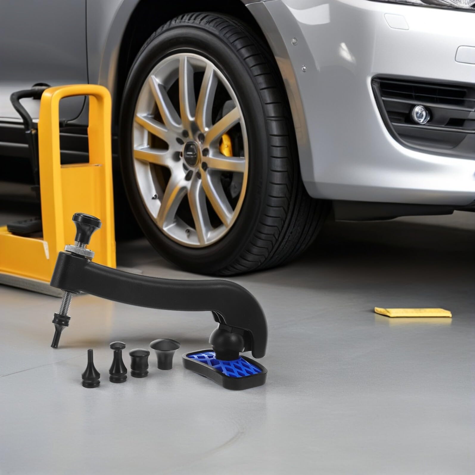 GLEAVI Kit di Riparazione Ammaccature Auto Pennarello e Estrattore in Gomma per Rimozione Ammaccature Carrozzeria Design Portatile per Garage e Officina