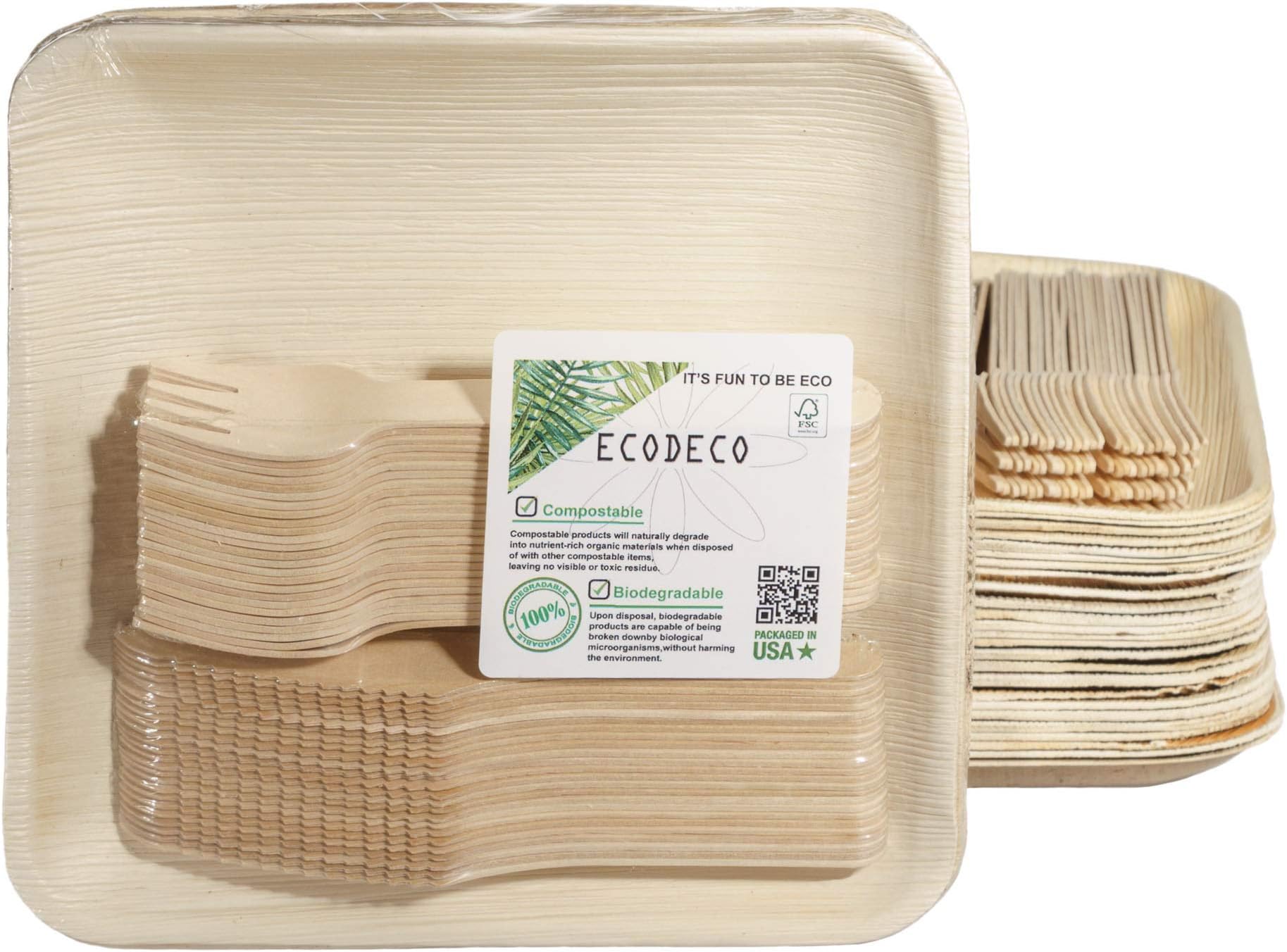 8" Plates (50 pcs) + cutlery