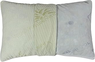 Baldiflex Emporio Memory Foam Pillow in Bow, Double Lining Aloe Fabric, Breathable Fabric, Removable and Washable, Size 40 x 70 cm, Height 11 cm, Anti-Cervical