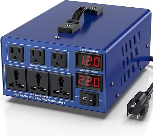 6000 W Transformador de conversión de voltaje de alta resistencia Paso arribaPaso abajo AC 110V120V220V240V conversión de potencia, con protección