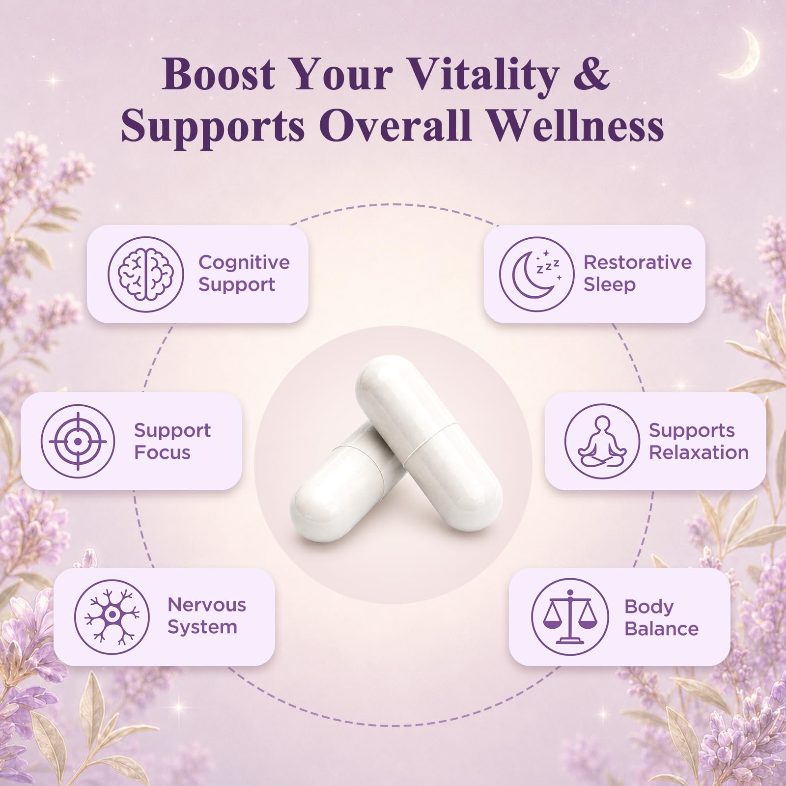 Valerian Root for Sleep Support Capsules Melatonin-Free Herbal Sleep — Amazon image 8