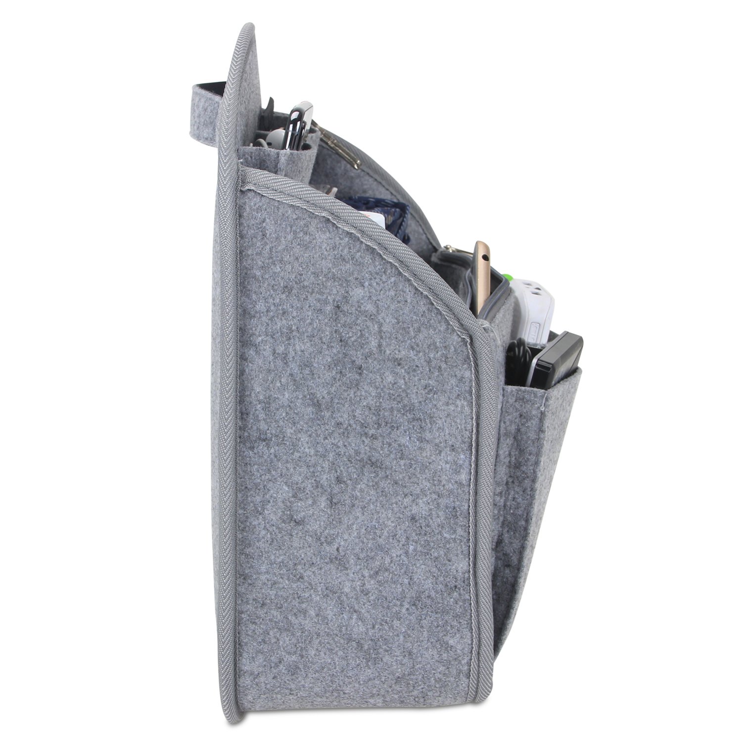Luxja Organiseur de Sac à Main, Feutre Organisateur insérer pour Sac à Dos, léger Sac à Dos Organisateur insérer, Assez Grand pour Le Papier A4, Gris