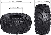 Vista 2 de HobbyPark Neumáticos de barro 2.2 para ruedas de barro 2.2 Beadlock para Traxxas TRX4 Axial SCX10 II III Redcat Gen8 Gen7 Everest 10 Rock Crawling