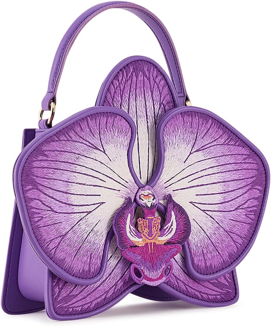 JW PEI Women's Flora Orchid Shaped Top Handle Bag - Image 2