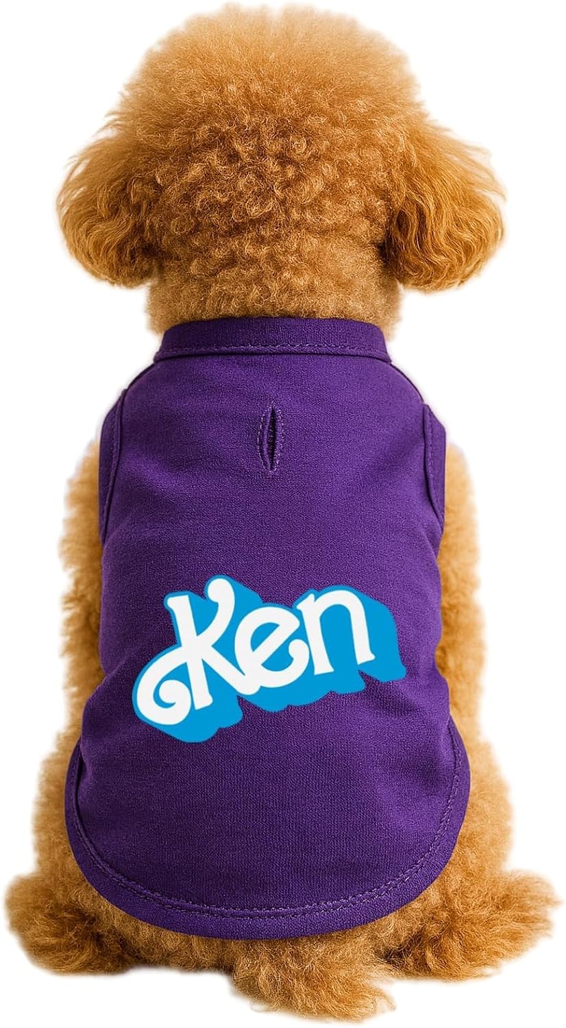 Kedi ve Köpek Kıyafeti & Elbisesi Mor Ken Atlet 3XL