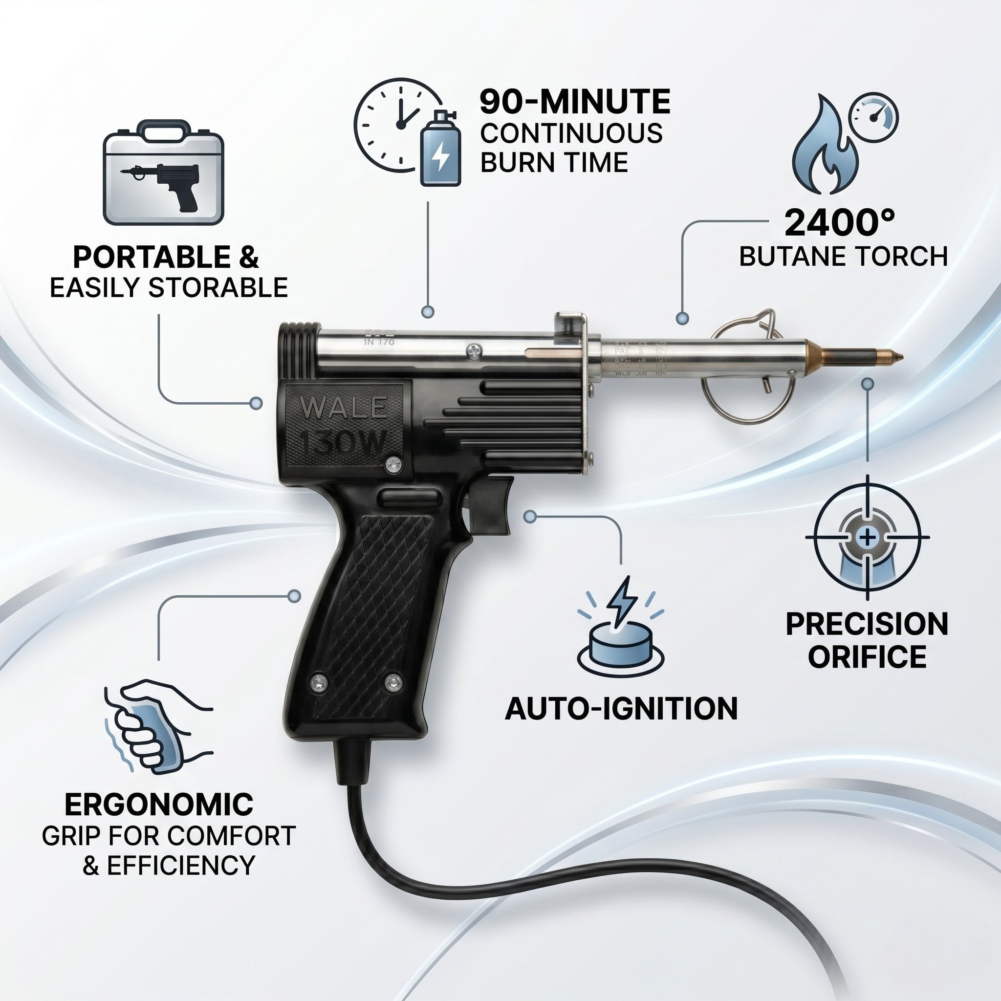Wall Lenk LG400 Soldering Gun - Heavy Duty -7 Wall Lenk LG400 Soldering Gun - Heavy Duty -7