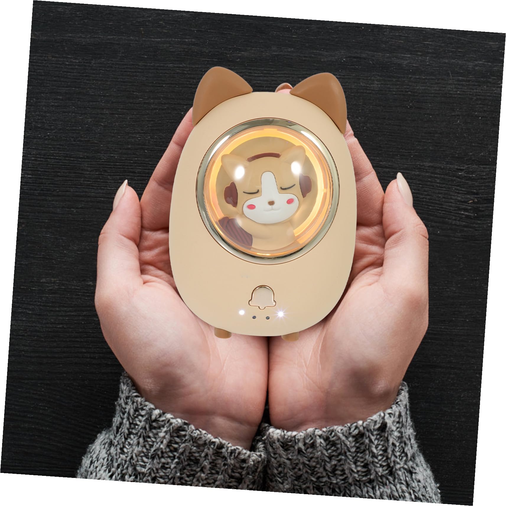 Anneome Cálido De Civeta Power Bank y Calentador De Manos Mini Calentador De Manos Calentadores De Manos Recargables Calentadores De Manos Portátiles Abdominales