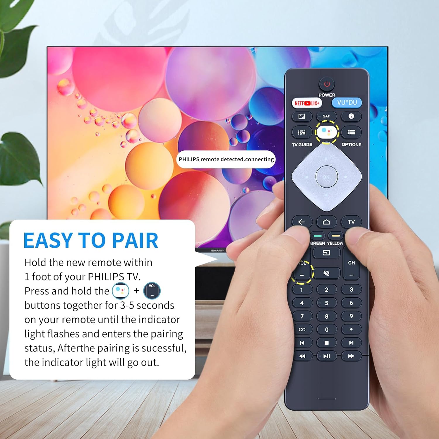 NH800UP BT800 Replacement Voice Assistance Remote Control for Philips Android & Google Smart TV 43PFL5604/F7 43PFL5704/F7 50PFL5604/F7 50PFL5704/F7 55PFL5604/F7 55PFL5704/F7 65PFL5504/F7 65PFL5604/F7 NH800UP BT800 Replacement Voice Assistance Remote Control for Philips Android & Google Smart TV 43PFL5604/F7 43PFL5704/F7 50PFL5604/F7 50PFL5704/F7 55PFL5604/F7 55PFL5704/F7 65PFL5504/F7 65PFL5604/F7